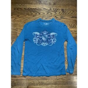 Y2K LL Cool J Waffle Knit Thermal Shirt Large Grunge Emo Cyber Affliction Style